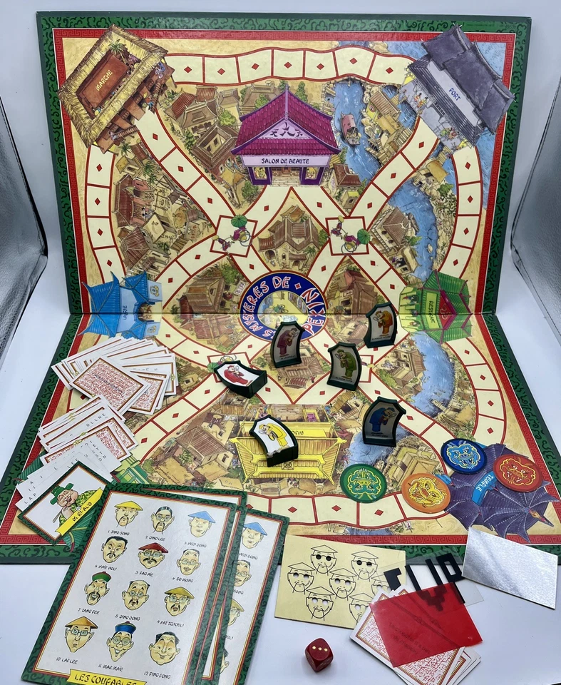 LES MYSTÈRES DE PÉKIN - Le jeu du détective chinois - MB 4096 - 1987 - Complet - Photo 3/4