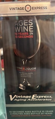 NEW VINTAGE EXPRESS AGING WINE & LIQUOR ACCELERATOR NEW IN Package