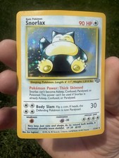 Snorlax 11/64 Jungle Holo Rare Pokémon TCG Card Unlimited English 1999 Wizards on eBay