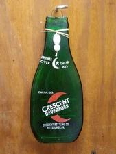 CRESCENT; ACL SODA BOTTLE; (FLATTEN); (Up-cycled); 7 OZ BOTTLE; PITTSBURGH, PA.;