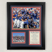 , Inc. Ole Miss Rebels  2022 CWS National Champions  12"X15" Framed Photo Coll