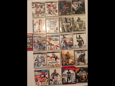 Sony PlayStation PS3 Video Games Lot of 21 Sports, Call of Duty