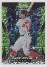 2019 Panini Prizm Lime Green Donut Circle 152/199 Andrew Benintendi #37 o7m