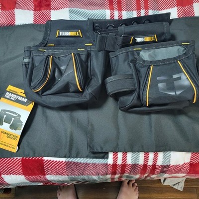 TOUGHBUILT CLIPTECH SERIES 3-PIECE HANDYMAN TOOL BELT SET TB-CT-111-CP BLK