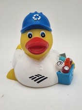 New Yellow Ducky. The Duck that Recycles. Floating duck.