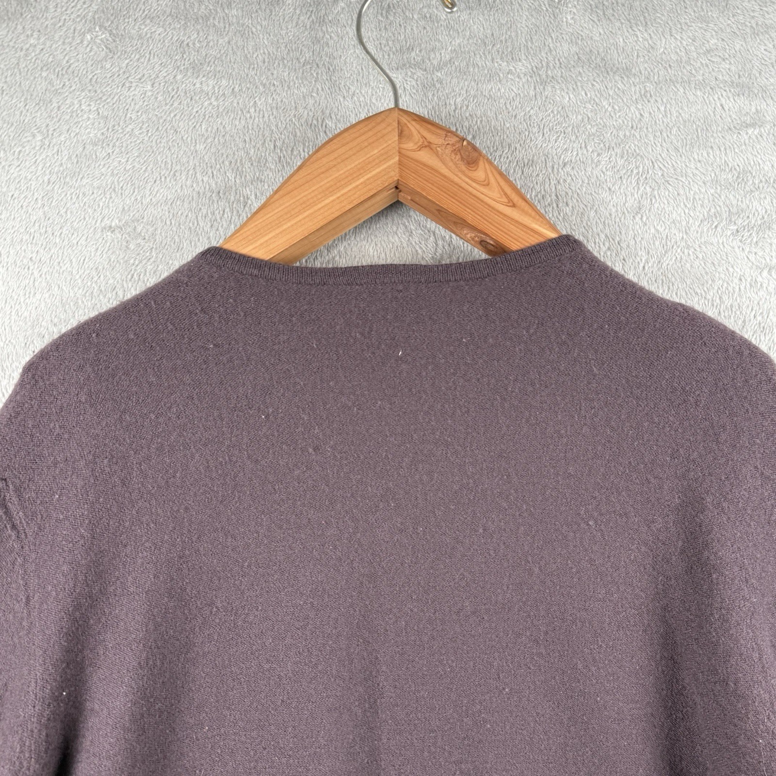 Koret Patchwork Wool Cardigan Size L Sequin Cotta… - image 6