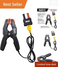 Precision K-Type Thermometer Clamp - Measures HVAC Pipe Temp from -4°F to 212°F