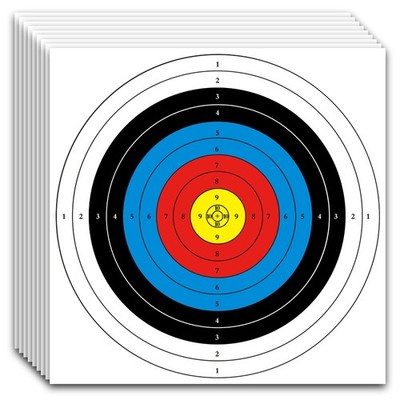 MOLFUJ Archery Targets Paper 20pcs/50pcs Bow and Arrow Targets for Hunting