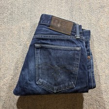 Ralph Ralph Lauren RRL Selvedge Denim Jeans Dark Wash Skinny Sz 28x27 USA Made