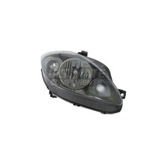Seat Toledo Headlight Mk3 MPV 2005-2010 Black Inner Headlamp Drivers Side Right