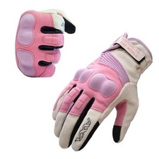 Motorcycle Gloves for Women/Men - with All-Round X-Large Pink-Female Size