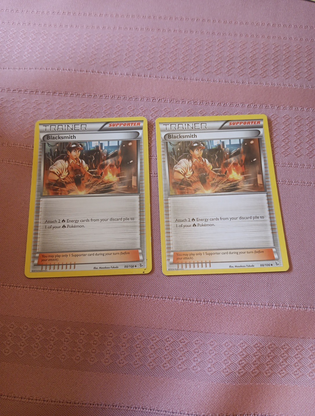 2x Blacksmith - 88/121 - Flashfire - Pokemon TCG - LP