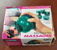 Vintage 1996 Conair InfraTouch Plus Handheld Massager Infrared Heat 4002AXACOU