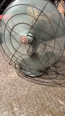 Antique General Electric Vortalex Oscillating Fan GE 18