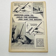 Speedball Pen and Brush - Vintage Book 1952 - Ross F George - Signwriting