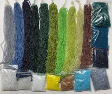 Lot 16a Glass 11/0 Seed Beads Bead Jewelry Supplies Arts Crafts Beading