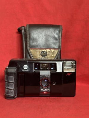 Minolta AFZ analoge Kompaktkamera 35 mm F2,8 Objektiv getestet & funktionsfähig (lesen)
