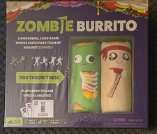 Zombie Burrito game a dodgeball card game (3-6 players, ages 7+, party game)
