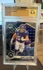 2021 Panini Mosaic Blake Martinez Genesis Prizm SSP #153 New York Giants graded