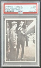 1964 Topps Beatles Movie A Hard Day’s Night Paul Grandfather #19 – PSA 8 (NM-MT)