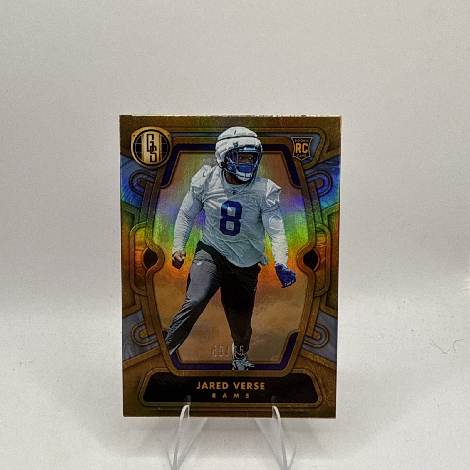 2024 Panini Gold Standard Jared Verse Platinum Rookies /75 (RC) RAMS #117