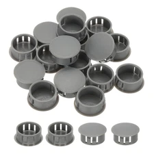 Plastic Hole Plugs, 99 Pcs 4/5"(22mm) Round Plastic Hole Caps, Gray