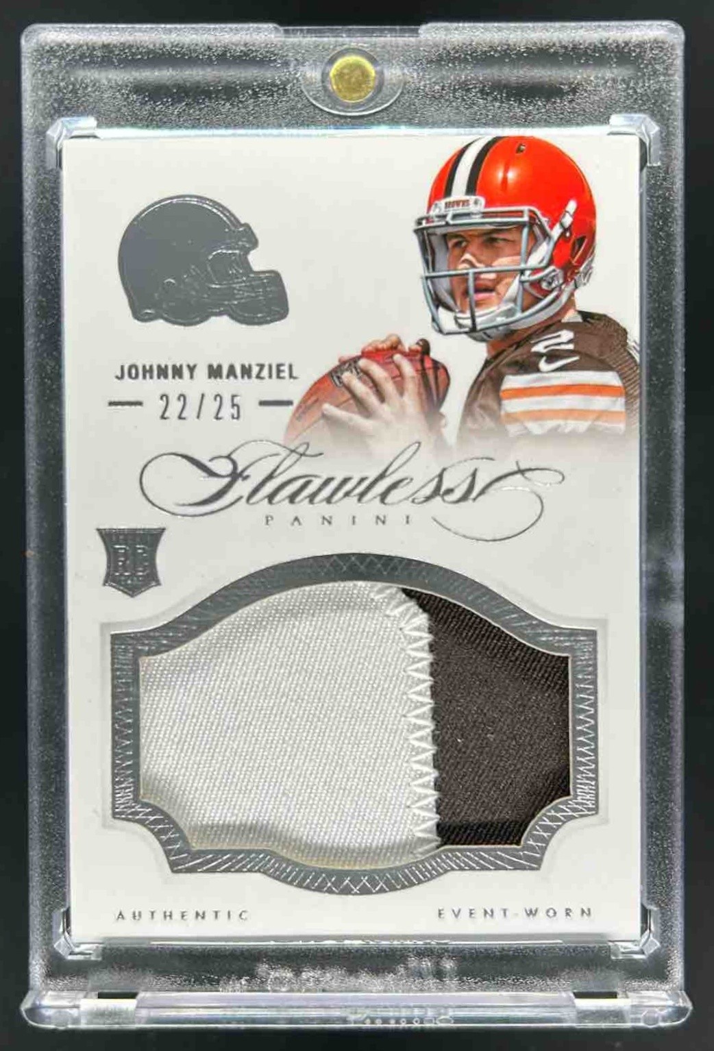 Johnny Manziel Panini Flawless Rookie Patches Autograph #8 Base