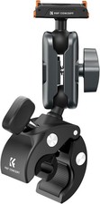 K F CONCEPT Super Clamp Camera Mount with 360  Dual Ball Head, Bike Action 5/4/3
