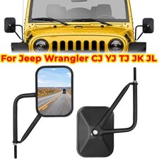 For Jeep Wrangler Cj Yj Tj Jk Jl Off-road Adventure Side Mirrors Door Hinge Set For Jeep Wrangler Cj Yj Tj Jk Jl Off-road Adventure Side Mirrors Door Hinge Set
