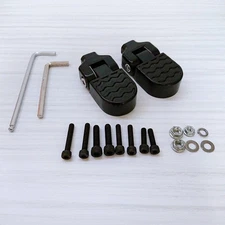 Folding Bicycle Pedals Set with Installation Tools - Step 2 Pieces, New
