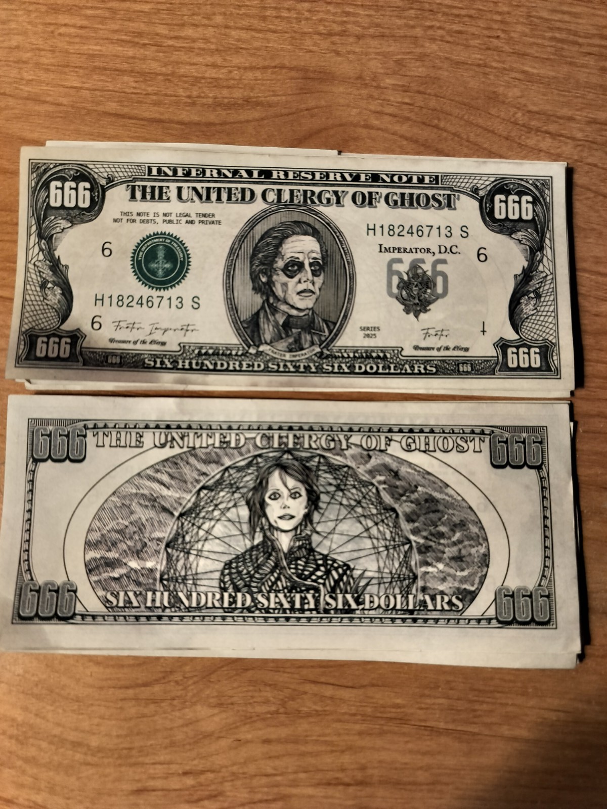 Ghost Band (3) $Bilsl Mummy Dust Papa Emeritus Tour 2025 Detroit MI