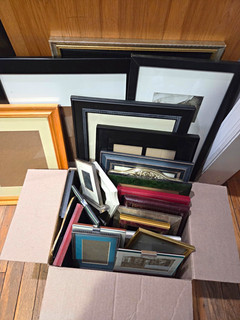 Mixed Lot Wood Picture Frame Set Multicolor Rectangle 4x6 Various Sizes