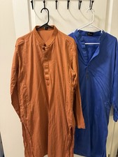 Junaid Jamshed Kurta Kameez Size Large Pakistani Kameez Set Of 2 Kurta On Sale