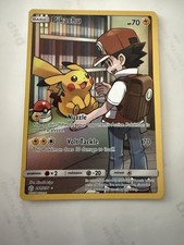 2019 POKEMON SUN & MOON COSMIC ECLIPSE SECRET #241 FULL ART/PIKACHU NM RARE