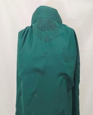 Green Afghan Burqa: Muslim Jilbab Abaya