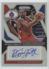2023 Panini Prizm Turkish Airlines EuroLeague Silver David Vanterpool Auto 1pe9
