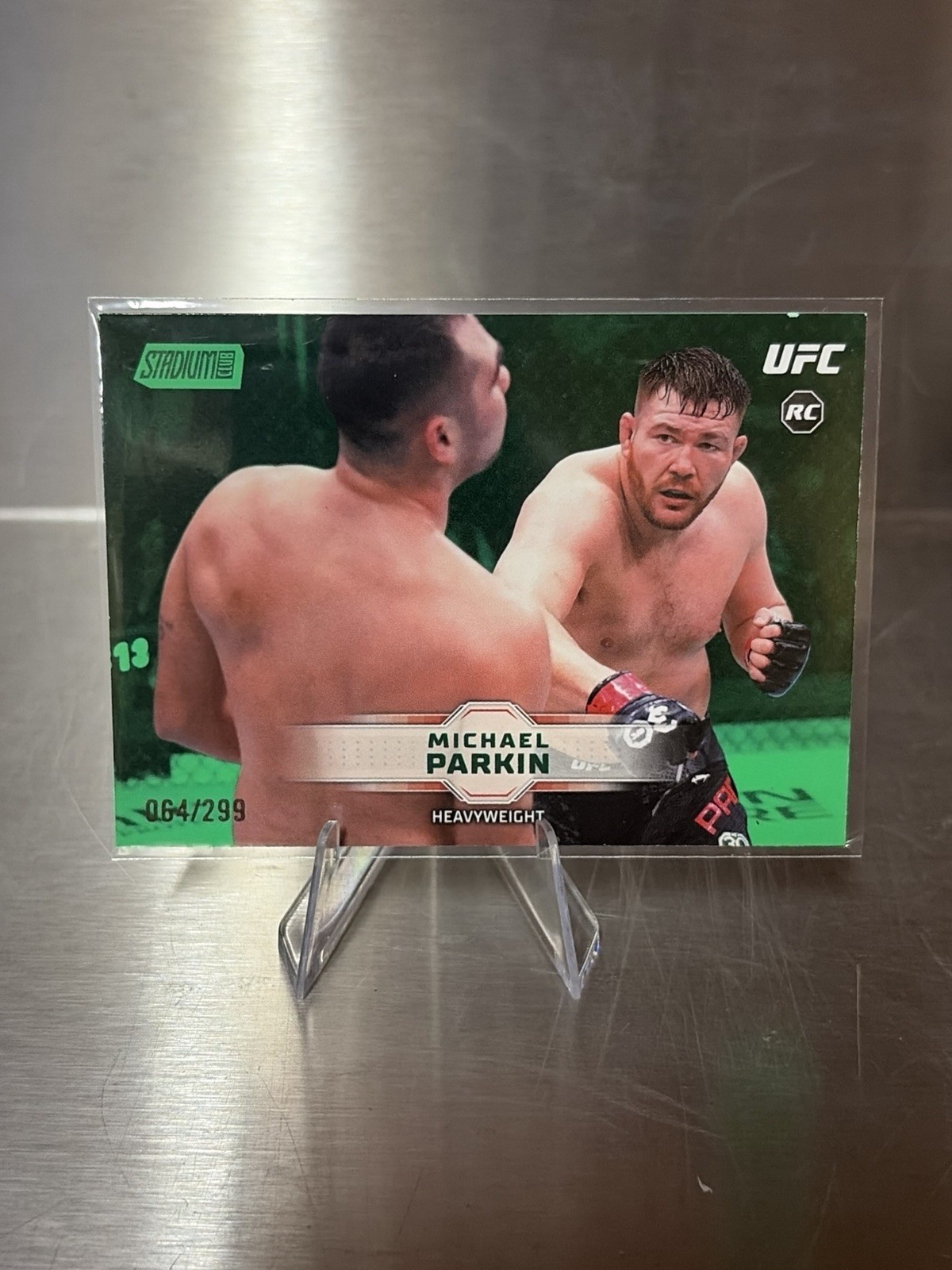 Topps 2026 Stadium Club UFC RC #166 Michael Parkin /299