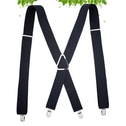 Tirantes para hombre Clips de alta resistencia Traje Accesorios Hombre Pantalones Forma X
