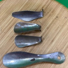 Lot Of 4 VTG Metal Advertising Shoe Horns JCPennys 2 Kinney Plain