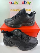 NEW Nike AIR MONARCH IV Men Black 415445-001 Walking Shoe Sneaker - FREESHIP