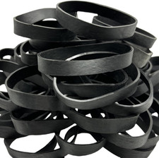 Tactical Rubber Bands Size 74 3 1/2'' X 1/3'' , 50 Pcs Black Thick Large Wide