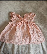 Petter Rabbit Summer Dress Pink  Girls Size 9-12 months