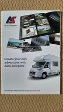 AUTO-SLEEPERS Motorhomes & Campervans UK SALES BROCHURE 2009 - Ford  Peugeot  VW