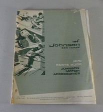 Zubehörkatalog OMC Johnson Bootsmotoren Modelljahr 1970