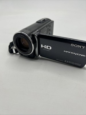 Sony HDR-CX110&Handycam Camcorder HD Video Camera Black 25x Zoom Not Tested