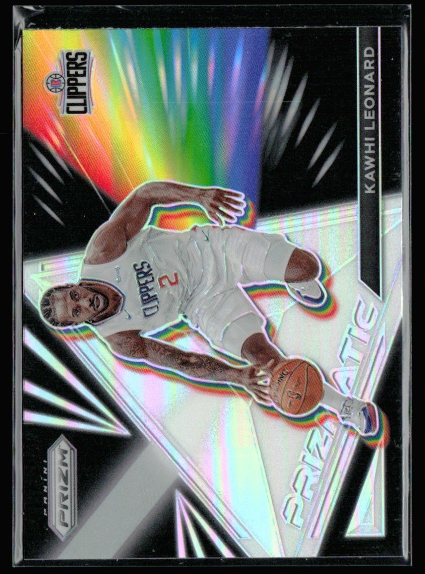 Kawhi Leonard 2021-22 Panini Prizm Prizmatic Silver #6 Los Angeles Clippers