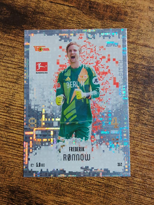 Topps Match Attax Bundesliga 24/25 Pixel Pitch White Karte 352 Frederik Ronnow