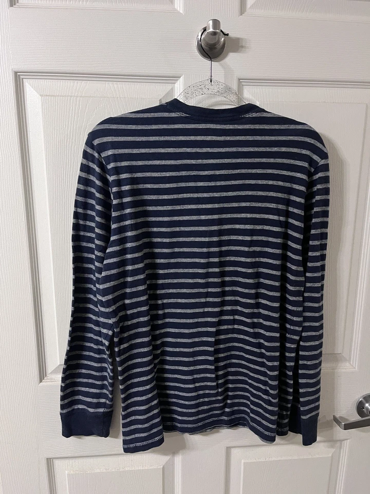 Men’s Structure Slim Fit Size M Dress T Shirt Navy Blue  - Image 3 of 3