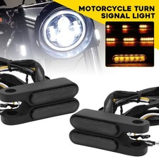Flowing Motorcycle LED Signal Turn Blinker Indicator DRL For Light Honda Yamaha