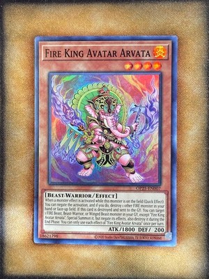Yugioh Fire King Avatar Arvata OP25-EN007 Super Rare NM